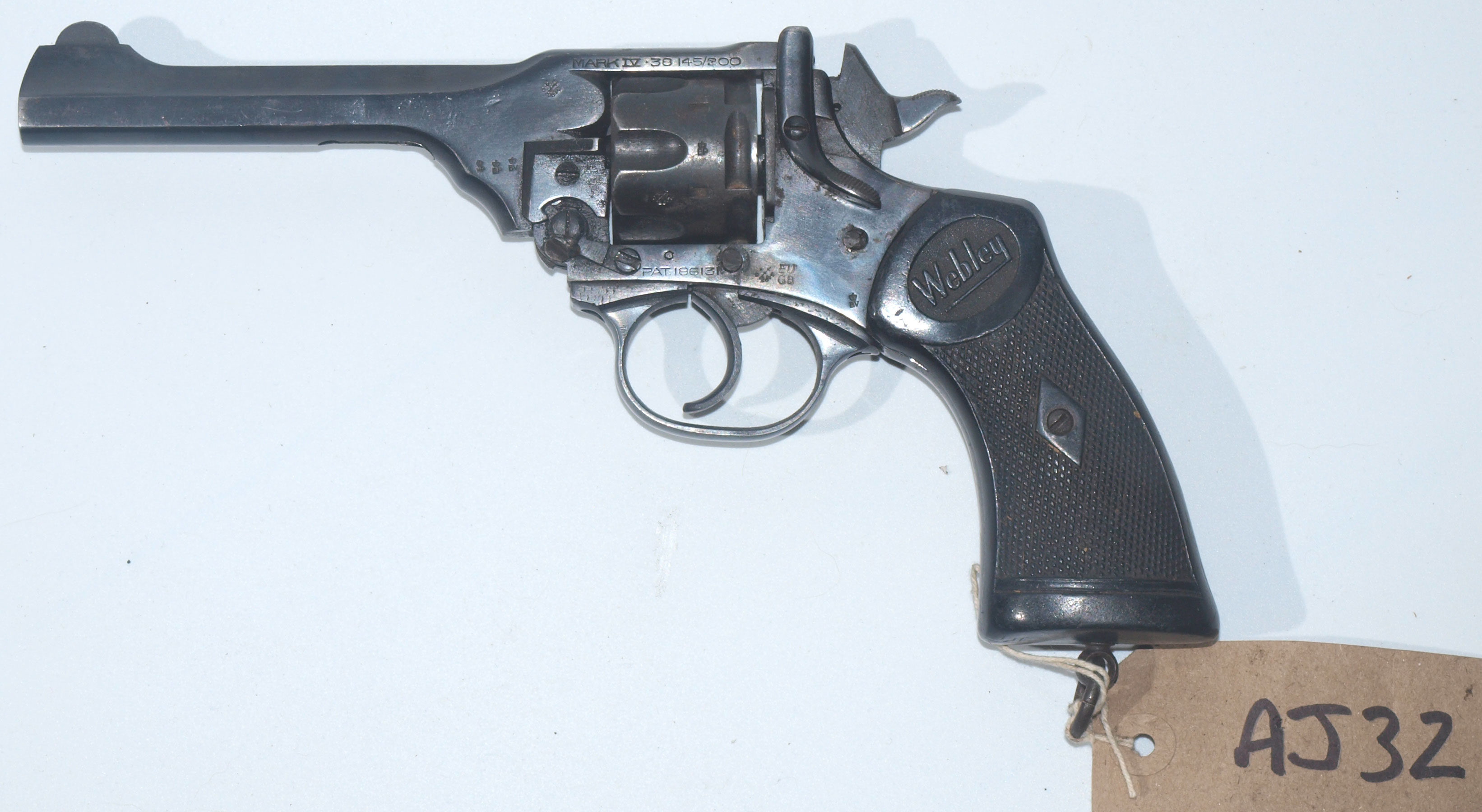 Webley MKIV .38 'War Finish' revolver (AJ32 DA0377)