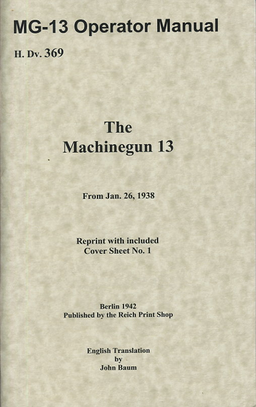 HDv369 MG13 Manual 1942