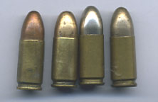 4X WW2 dated 9mm Nickel/Copper FMJ Inert Ammo