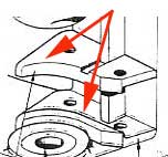 Tripod Blocks Centering, pair of  BD2228/ CA0833