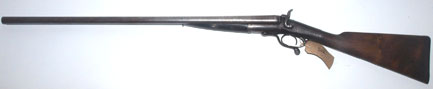 W Morton Double Barrel 12 Bore Shotgun (S12)