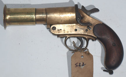 WW1 Cogswell and Harrison Signal Pistol (S22) with history!