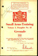 Small Arms Training No13;  Grenade 1942